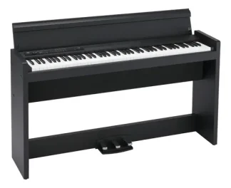 Piano Digital Korg Lp-380u 88 Teclas Con Mueble Usb Blanco