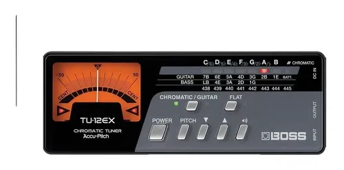 Boss Tu12ex Afinador Cromatico Para Guitarra Bajo