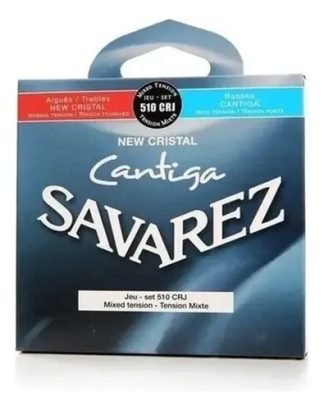 Encordado Guitarra Clásica Savarez Cantiga New Cristal Nylon 510crj