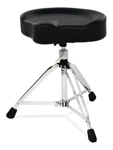 Banqueta Para Batería Dw Tractor Serie 5000 Con Asiento De Vinilo Color Negro