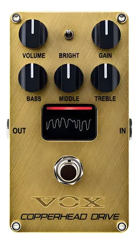 Vox Copperhead Pedal Valvular Distorsion British