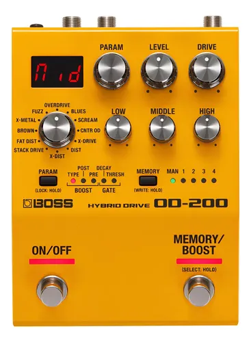 Boss Od200 Hybrid Drive Pedal Guitarra Overdrive Distorsion