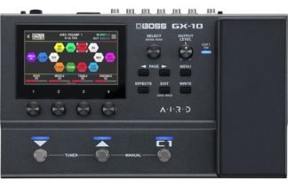 Procesador De Efectos Boss Gx-10 Para Guitarra Y Bajo Negro