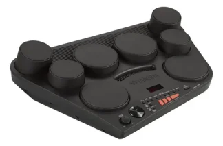 Batería Electrónica Yamaha Dd75 8 Pads Pedales Y Palillos Negro