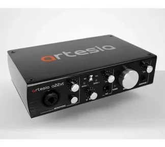 Interfaz De Audio Artesia A22xt 2 Entradas 2 Salidas 96khz 24bit Con Phantom Negro