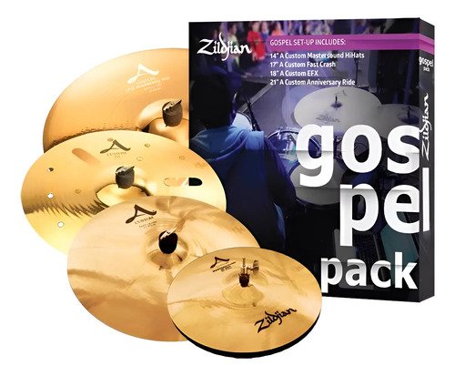Zildjian Gospel A Custom Pack Set Hh14 C17 Efx18 R21