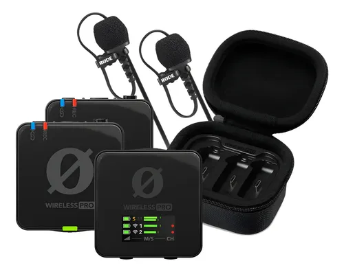 Rode Wireless Pro Microfono Corbatero Doble Con Grabador