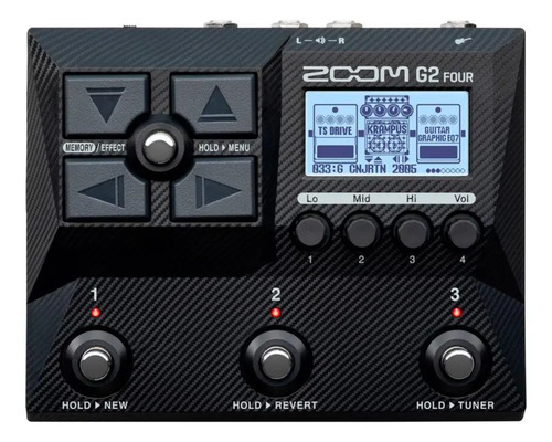 Zoom G2 Four Pedalera Multi Efecto Para Guitarra 158 Efectos