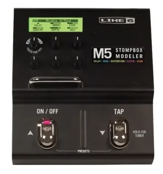 Pedal De Efecto Line 6 M-series Stompbox Modeler M5 Negro