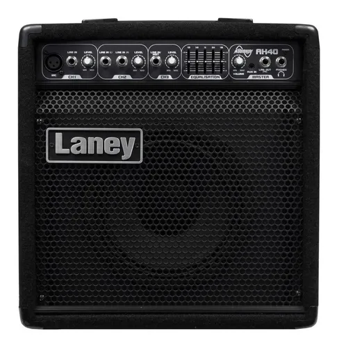 Amplificador Laney Ah40 Multiproposito 3 Entradas Con Eq Color Negro