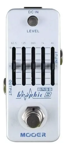 Pedal Ecualizador Mooer Graphic B Para Bajo Gris