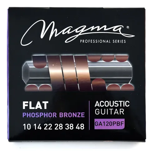 Cuerdas Magma Acústica .010-.048 Bronce Fosforoso Flat Guitarra