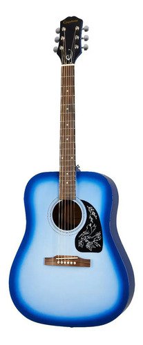 Guitarra Acústica EpiPhone Starling Color Starlight Blue Diestro Laurel De La India