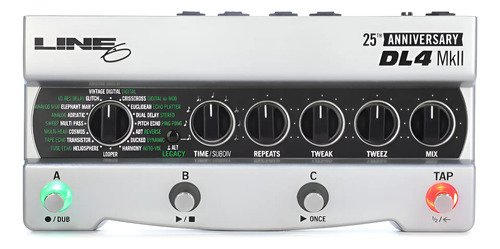 Line 6 Dl4 Mkii 25th Anniversary Pedal Delay Modeler