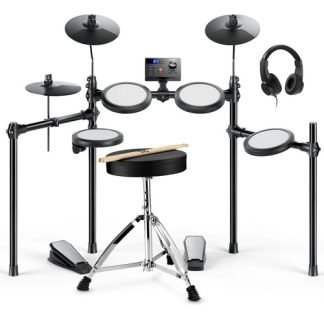 Donner Ded70 Bateria Electronica Niños 5 Cuerpos 3 Platillos