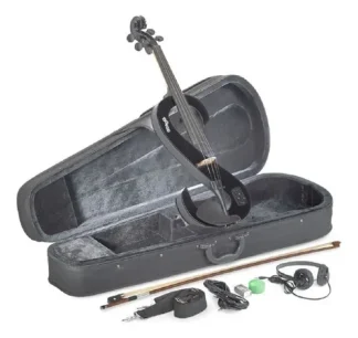 Stagg Eva44 Viola Electrica Con Estuche Auriculares Arco