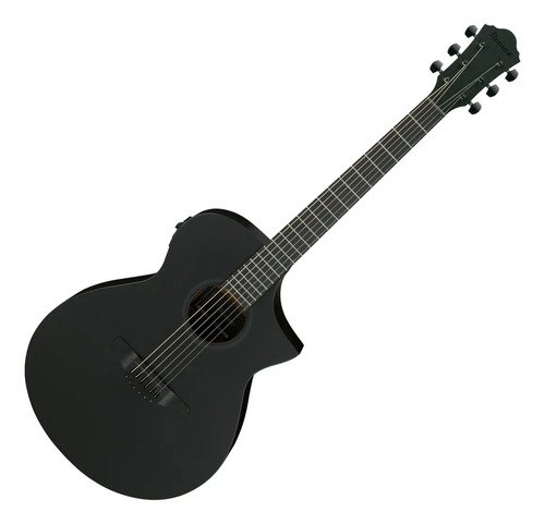 Ibanez Aewc621 Guitarra Electro Acustica Ebano Fishman Black Out Bot Diestro N/a