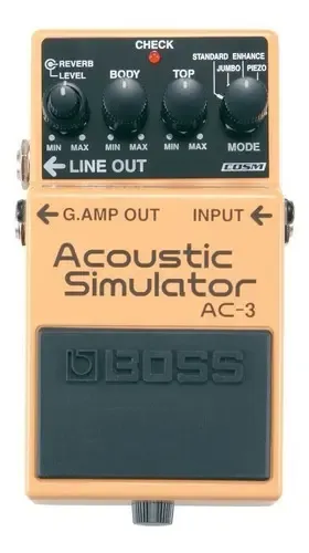 Boss Ac3 Pedal Acustic Simulador De Guitarra Color Foto