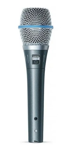 Micrófono Shure Beta 87c Condenser Cardioide De Mano Vocal Gris