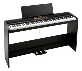 Piano Digital Korg Xe20sp 88 Teclas Nh Con Mueble Y Pedales Negro