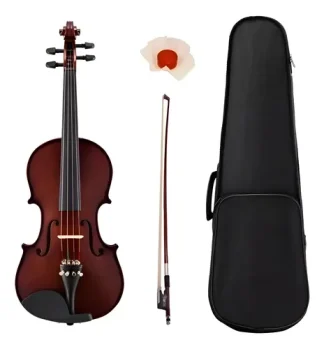 Stradella Mv141118 Violin 1/8 Macizo Arco Resina Estuche