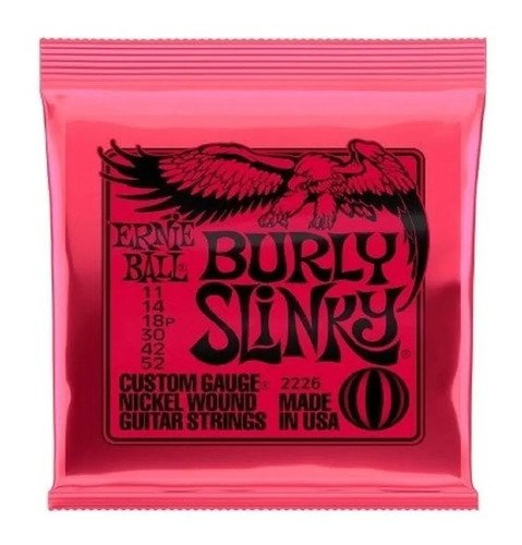 Ernie Ball 2226 Encordado Para Guitarra Electrica 11 52