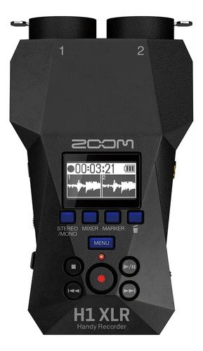 Grabadora De Mano Estéreo Handy Recorder Zoom H1 Xlr Color Negro