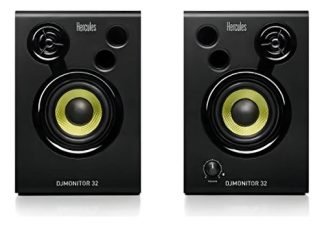 Par Monitores Dj Hércules Djmonitor 32 Color Black