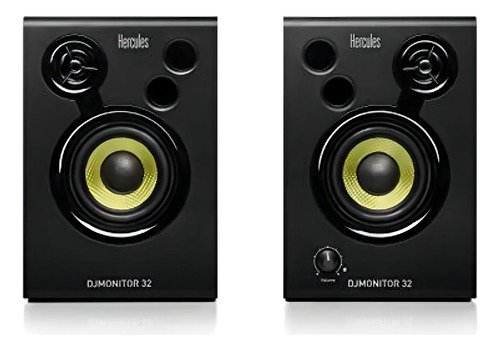 Par Monitores Dj Hércules Djmonitor 32 Color Black