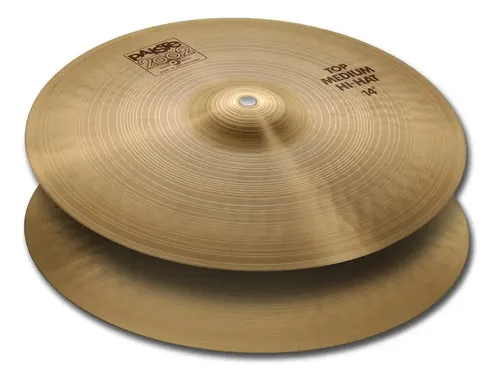 Platillos Hi-hat Paiste 2002 Classic 14 Pulgadas Bronce Rock Metal