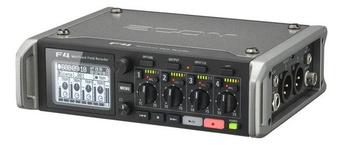 Zoom F4 Grabador Multipista Para Exteriores Multitrack Color Negro