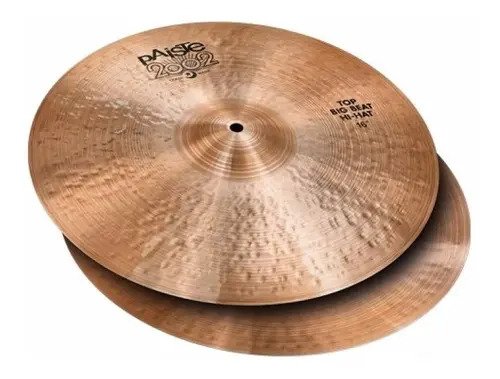 Platillo Paiste 2002 Bbbh-16 Black Big Beat Hi-hat 16 Color Dorado