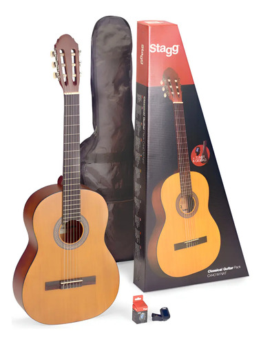 Stagg C440m Pack Guitarra Criolla Funda Afinador