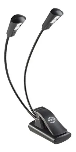 Luz Led Doble Flexible König & Meyer 12244 Plástico Plegable Para Atril