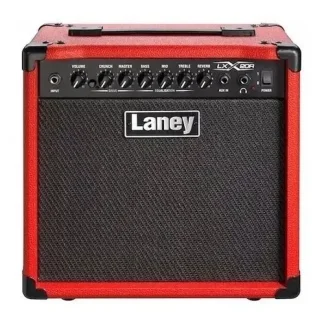 Amplificador Guitarra Laney Lx20r 20w Rojo Con Reverb Y Distorsión
