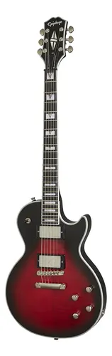 Guitarra EpiPhone Les Paul Prophecy Rojo Caoba 24 Trastes Humbucker Diestro