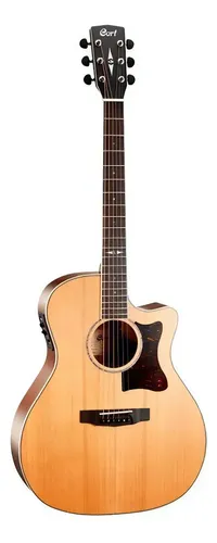 Guitarra Acústica Cort Ga5f-bw Grand Auditorium Con Tapa De Cedro Y Cuerdas De Metal