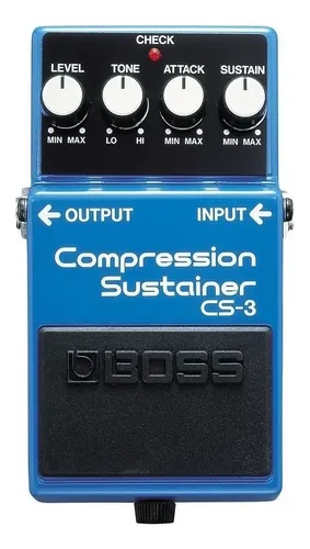 Pedal De Efecto Boss Compression Sustainer Cs-3 Azul