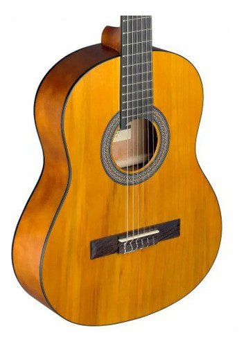 Stagg C440m Guitarra Criolla Nylon 4/4 Con Alma Natural Mate Marrón Claro
