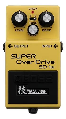 Boss Sd1w Waza Craft Pedal Overdrive Para Guitarra