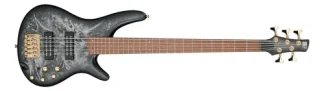 Ibanez Sr305edx Bajo Electrico Activo 5 Cuerdas Acc Dorado Acabado Del Cuerpo Mate Color Black Ice Frozen Matte Diestro