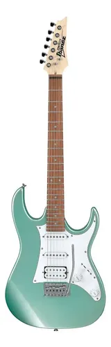 Guitarra Eléctrica Ibanez Rg Gio Grx40 Superstrat De Álamo 2019 Metallic Light Green Con Diapasón De Jatobá Diestro