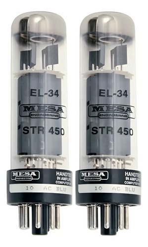 Mesa Boogie El34 Nos Str 450 Siemens Par Valvulas