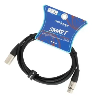 Cable Canon Cannon Xlr Roxtone Smxx200l3 Microfono Profesional 3 Metros