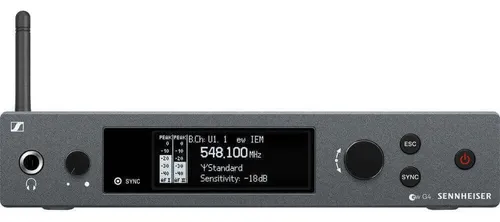 Sennheiser Ew Iem G4-twin Con Doble Punto Electrónico De Retorno, Color Negro