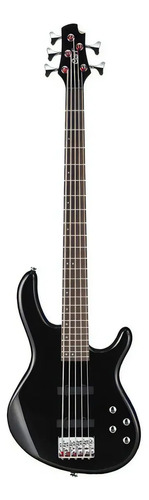 Bajo Eléctrico Cort Action Bass V Plus 5 Cuerdas Activo Negro Diestro Barnizado