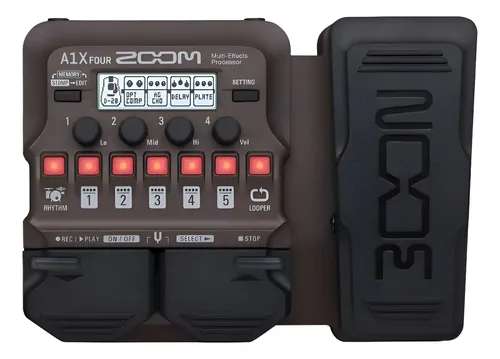 Zoom A1x Four Pedalera Multi Efecto Guitarra Acustica Pedal