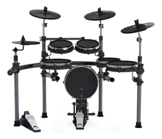Batería Electrónica Yodrum Medeli Malla Bluetooth Pro Color Negro