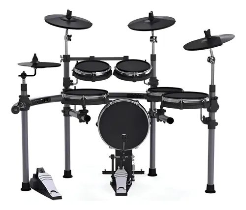 Batería Electrónica Yodrum Medeli Malla Bluetooth Pro Color Negro