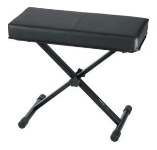 Banqueta Para Piano Gator Gfw-key-bnch-1 Ajustable Negro Acero 61x32 Cm